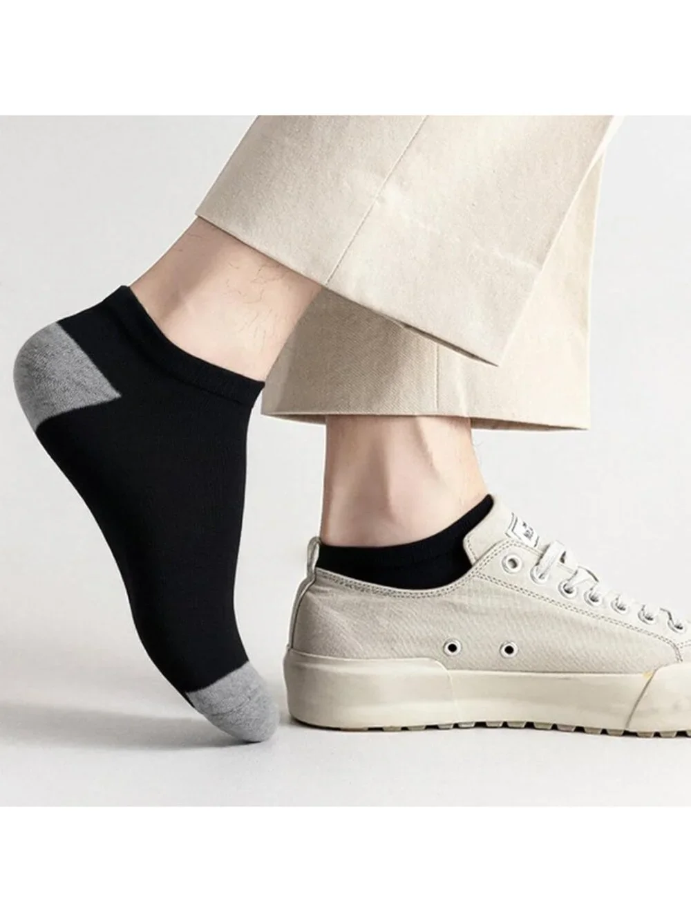 🧦Women's Black White 20 Pair Pairs Low Cut Ankle No Show Casual Athletic Socks